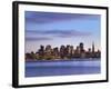 San Francisco skyline seen from Yerba Buena Island-Raimund Koch-Framed Photographic Print