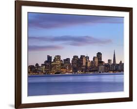 San Francisco skyline seen from Yerba Buena Island-Raimund Koch-Framed Photographic Print