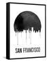 San Francisco Skyline White-null-Framed Stretched Canvas