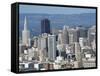 San Francisco Skyline-Marcio Jose Sanchez-Framed Stretched Canvas