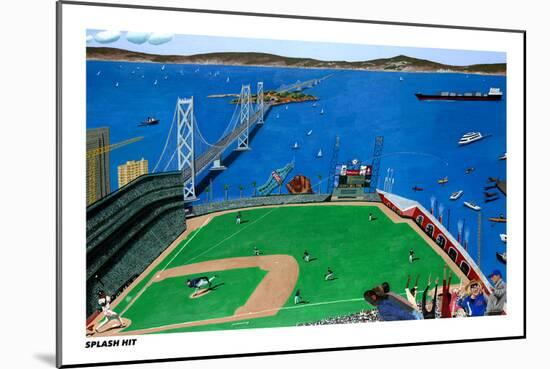 San Francisco - Splash Hit-Mark Ulriksen-Mounted Art Print