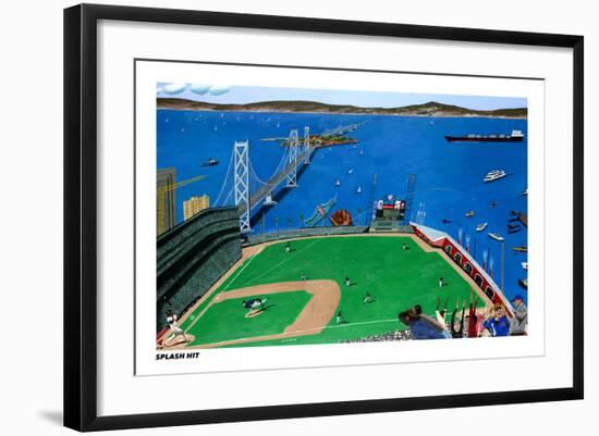 San Francisco - Splash Hit-Mark Ulriksen-Framed Art Print