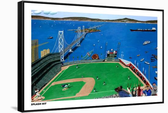 San Francisco - Splash Hit-Mark Ulriksen-Framed Stretched Canvas
