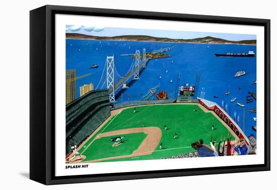 San Francisco - Splash Hit-Mark Ulriksen-Framed Stretched Canvas