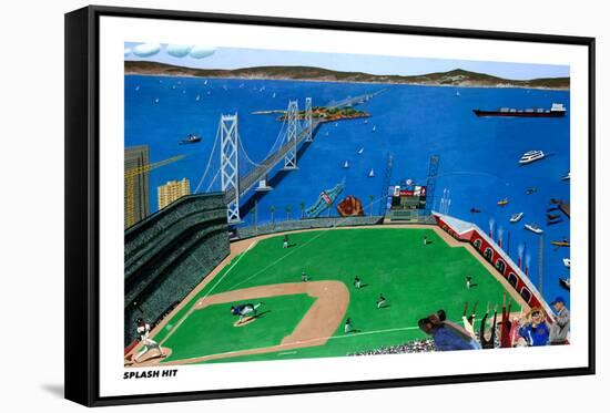 San Francisco - Splash Hit-Mark Ulriksen-Framed Stretched Canvas