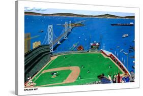 San Francisco - Splash Hit-Mark Ulriksen-Stretched Canvas