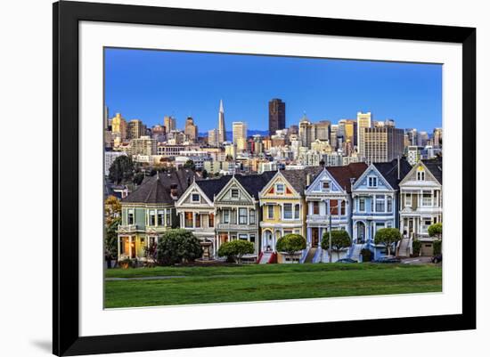 San Francisco Steiner Street-null-Framed Art Print