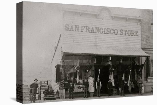 San Francisco Store 1880s-null-Stretched Canvas