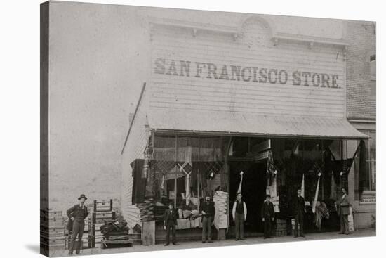 San Francisco Store 1880s-null-Stretched Canvas