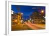 San Francisco Street at Dusk in Historic Downtown Flagstaff, Arizona, USA-Chuck Haney-Framed Photographic Print