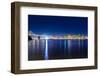 San Francisco Sunset Skyline and Bay Bridge in California with Reflection in Bay Water USA-holbox-Framed Photographic Print