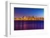 San Francisco Sunset Skyline in California with Reflection in Bay Water USA-holbox-Framed Photographic Print