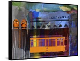 San Francisco Trolley Car-Sisa Jasper-Framed Stretched Canvas