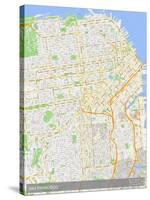 San Francisco, United States of America Map-null-Stretched Canvas