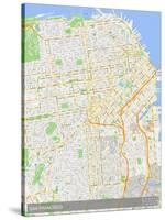 San Francisco, United States of America Map-null-Stretched Canvas