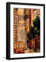 San Francisco Van Ness Cable Car-Markus Bleichner-Framed Art Print