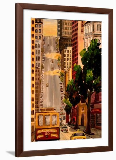 San Francisco Van Ness Cable Car-Markus Bleichner-Framed Art Print