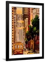 San Francisco Van Ness Cable Car-Markus Bleichner-Framed Art Print