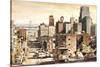 San Francisco View to Bay Brid-Matthew Daniels-Stretched Canvas