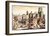 San Francisco View to Bay Brid-Matthew Daniels-Framed Premium Giclee Print