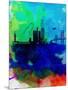 San Francisco Watercolor Skyline 2-NaxArt-Mounted Art Print