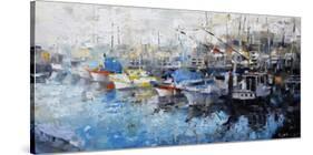 San Francisco Wharf-Mark Lague-Stretched Canvas