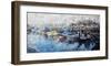 San Francisco Wharf-Mark Lague-Framed Premium Giclee Print