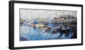 San Francisco Wharf-Mark Lague-Framed Art Print