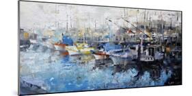 San Francisco Wharf-Mark Lague-Mounted Art Print