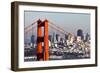 San Francisco with the Golden Gate Bridge-kropic-Framed Photographic Print