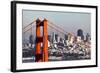 San Francisco with the Golden Gate Bridge-kropic-Framed Photographic Print