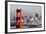 San Francisco with the Golden Gate Bridge-kropic-Framed Photographic Print