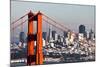 San Francisco with the Golden Gate Bridge-kropic-Mounted Photographic Print