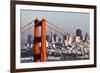 San Francisco with the Golden Gate Bridge-kropic-Framed Photographic Print