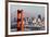 San Francisco with the Golden Gate Bridge-kropic-Framed Photographic Print