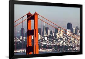 San Francisco with the Golden Gate Bridge-kropic-Framed Photographic Print