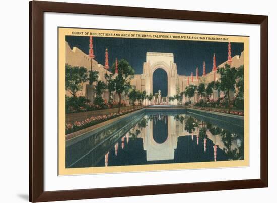 San Francisco World's Court of Reflections-null-Framed Art Print