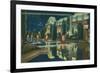 San Francisco World's Court of Reflections-null-Framed Premium Giclee Print