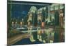 San Francisco World's Court of Reflections-null-Mounted Art Print