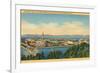 San Francisco World's Fair, Magic Isle-null-Framed Premium Giclee Print