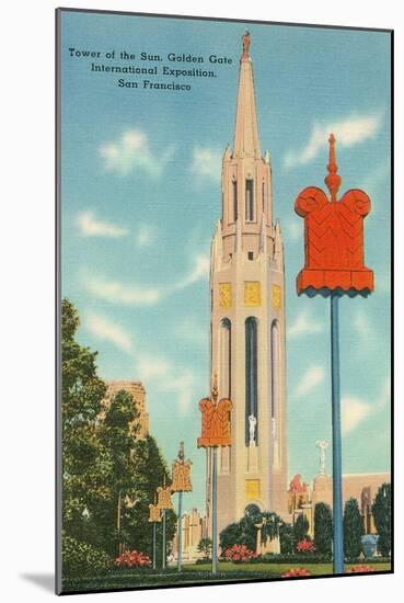 San Francisco World's Fair, Tower of the Sun-null-Mounted Art Print