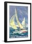 San Francisco Yacht Race-null-Framed Art Print