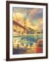 San Francisco-Kerne Erickson-Framed Premium Giclee Print