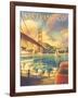 San Francisco-Kerne Erickson-Framed Premium Giclee Print