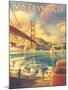 San Francisco-Kerne Erickson-Mounted Premium Giclee Print