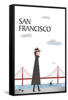 San Francisco-Tomas Design-Framed Stretched Canvas