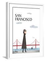 San Francisco-Tomas Design-Framed Art Print