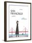 San Francisco-Tomas Design-Framed Art Print