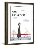 San Francisco-Tomas Design-Framed Art Print