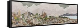 San Francisco-PI Studio-Framed Stretched Canvas